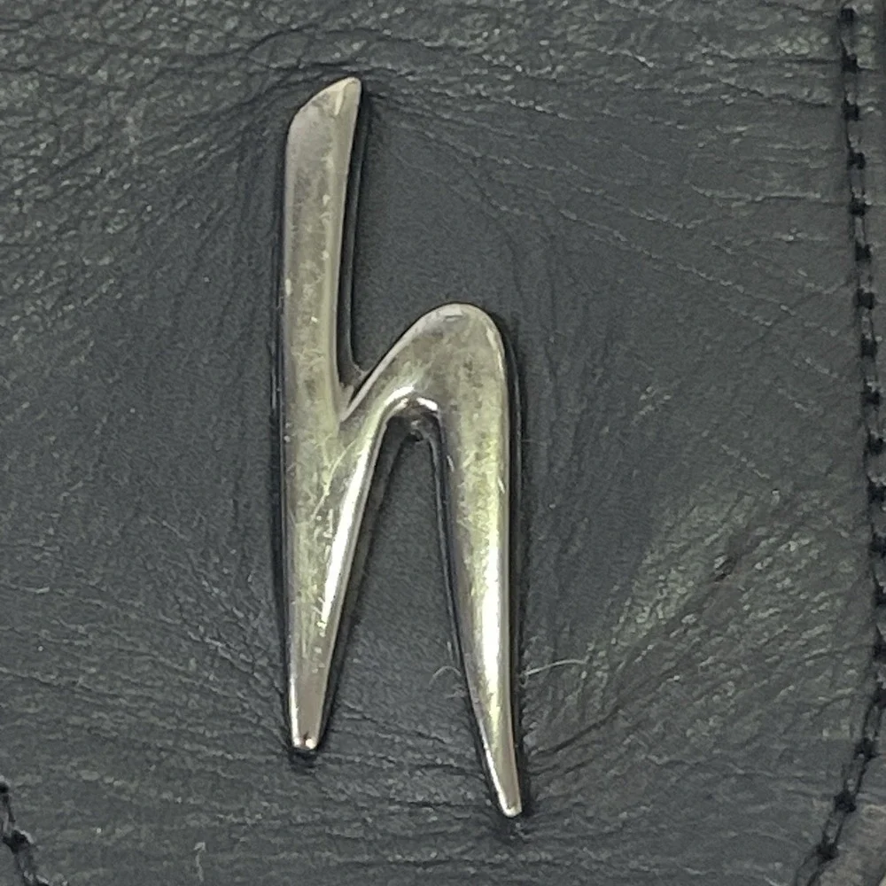 Hartmann‎ Luggage Tag Leather Black 3-1/2